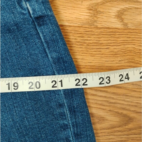 Marks & Spencer Distressed Cropped Jeans Boyfriend size 12 short UK size - Picture 10 of 16